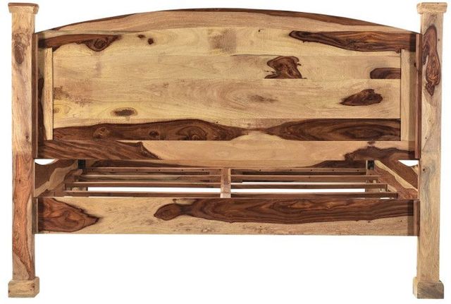 Porter International Designs Tahoe Natural Eastern King Panel Bed-2