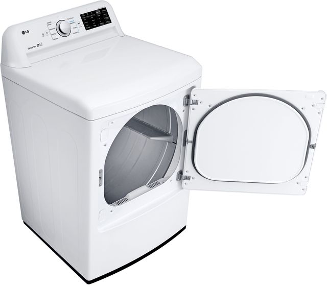 LG 7.3 Cu. Ft. White Front Load Gas Dryer-3