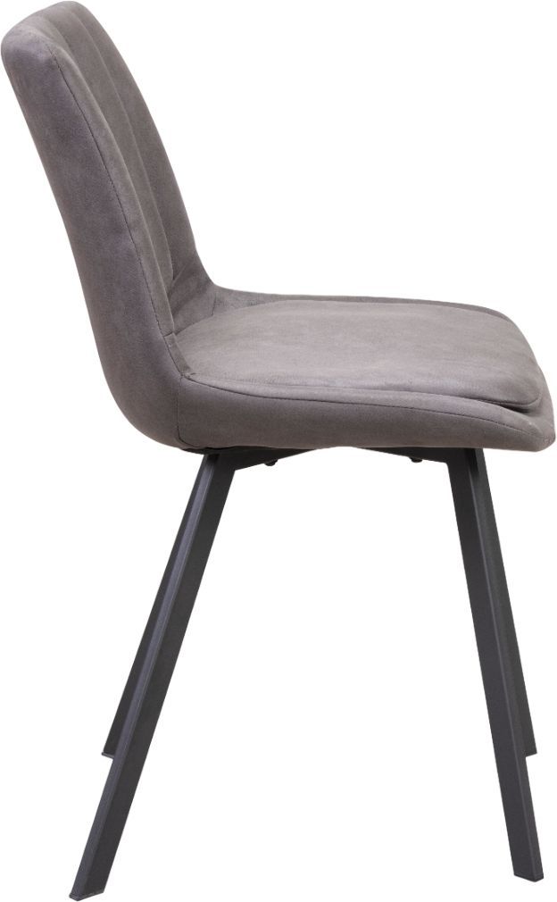 Mazin Furniture Carrie Deep Charcoal Side Chair-1