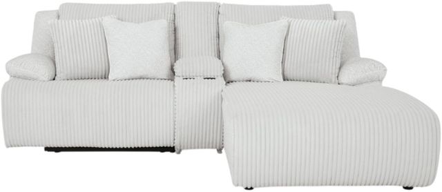 Signature Design by Ashley® Top Tier 3-Piece Alloy Right-Arm Facing Manual Reclining Sectional and Chaise-1