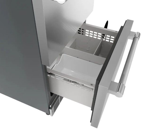 Thermador® Freedom® 24'' 4.3 Cu. Ft. Stainless Steel Combo Drawer Refrigerator/Freezer-3