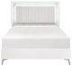 Homelegance® Ripple High Gloss White Queen Panel Bed-2