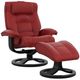 Fjords® Customizable Mustang R Classic Comfort Small Manual Reclining Chair with Footstool-3