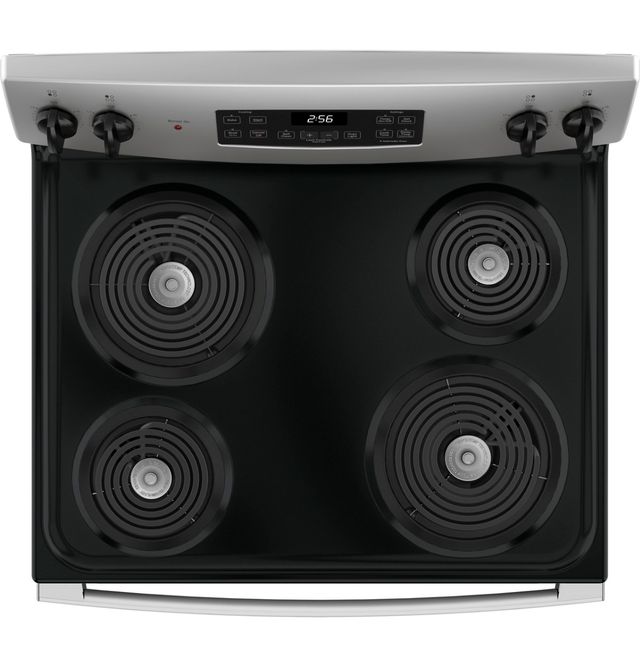 GE® ENERGY STAR® 30" Stainless Steel Freestanding Electric Range-3