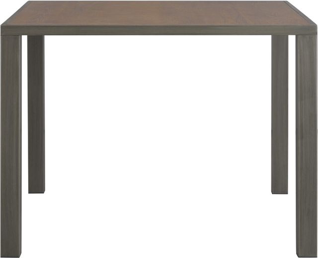Signature Design by Ashley® Stellany Brown Counter Height Dining Table with Gray Metal Legs-1
