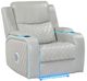 Steve Silver Co. Luna Ice Power Recliner-0