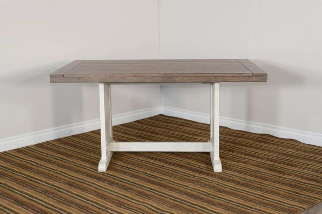 Sunny Designs™ Carriage House Buckskin Nook Table with Marble White Base-2