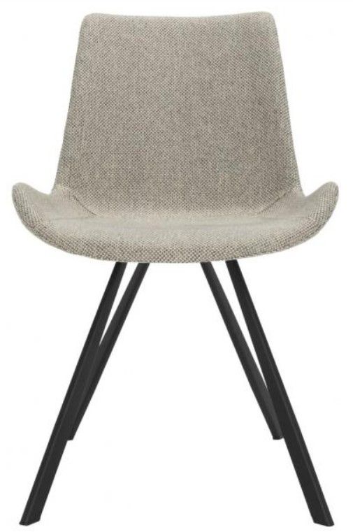 Safavieh Terra 2-Piece Black/Light Gray Dining Side Chair Set-2
