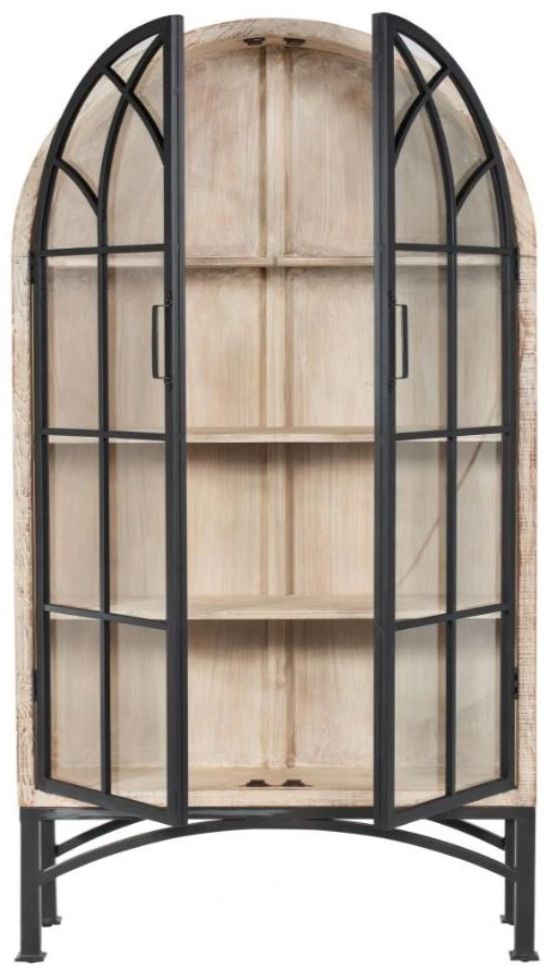 Nest Home Collections Victoria White Washed Cabinet-2