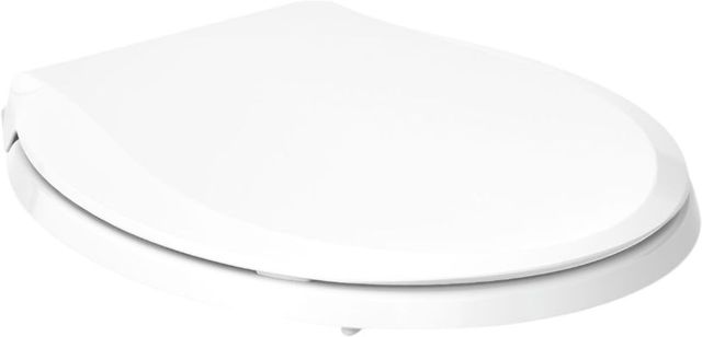 KOHLER® Cachet® White Recycled Readylatch® Quiet-Close™ Round-Front Toilet Seat-0