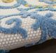 Nourison Home™ Aloha Ivory Blue 5'x8' Style 1 Area Rug-3