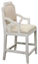 Million Dollar Rustic Cream Pad/Nero White Southgate Pub Chair-0