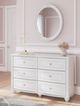 Signature Design by Ashley® Kozlani White Dresser and Mirror-2