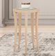 Michael Amini® La Rachelle Glass Top Chair Side Table with Medium Champagne Legs-1