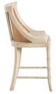 Furniture Classics Cream/Off-White Spoonback Counter Stool-2