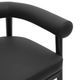 TOV Furniture Spara Black Vegan Leather Counter Stool-5