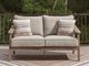 Signature Design by Ashley® Harmony Headlands Gray/Natural Fabric/Wooden Outdoor Loveseat-1
