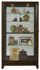 Pulaski™ PFC Deep Brown Two Way Sliding Door Curio-1