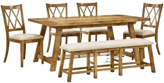 Jofran Inc.Telluride 6-Piece Gold Counter Dining Set-0