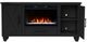 Legends Home Real Cozy Liberty Seal Skin Black Fireplace Console-3