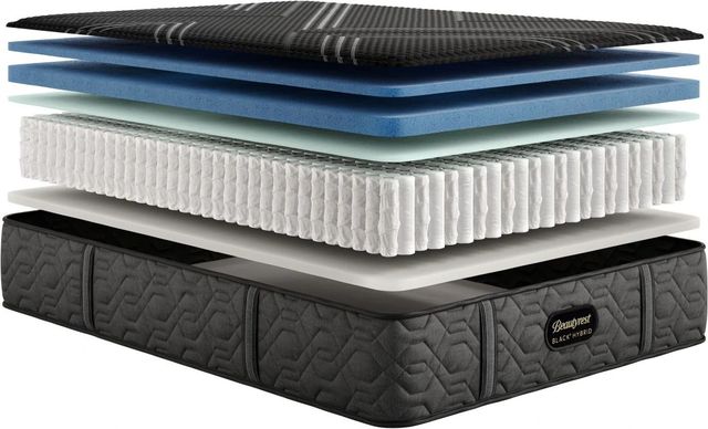 Beautyrest Black® Series 1 Hybrid 12.5" Soft Smooth Top Full Mattress-2