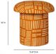 TOV Furniture Lucy Rust Orange Accent Stool-1