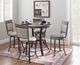 Powell® Franklin 5-Piece Beige/Pewter Counter Dining Set-1