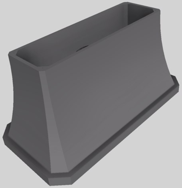 Vent-A-Hood® Designer Series 60" Gunsmoke Island Range Hood-3
