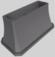 Vent-A-Hood® Designer Series 60" Gunsmoke Island Range Hood-3