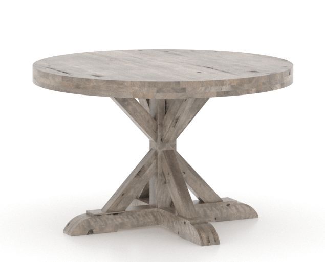 Canadel Loft 4848 Round Wood Table - Shadow | Gabriele BrandSource Home ...
