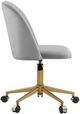 Linon Abigail Gray Desk Chair-4