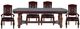 Steve Silver Co. Antoinette 5-Piece Brown Cherry Dining Table Set-0