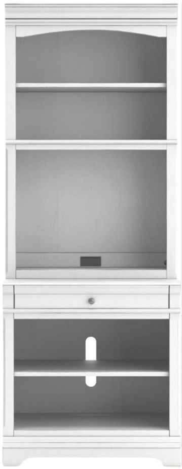 Signature Design by Ashley® Kanwyn Distressed Whitewash Bookcase-1