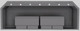 Vent-A-Hood® Designer Series 66" Gunsmoke Wall Mounted Range Hood-1