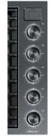 Dacor® Contemporary 36" Graphite Stainless Steel Natural Gas Cooktop-3
