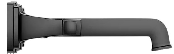 KOHLER® Riff® Matte Black Wall-Mount Bathroom Sink Faucet Trim-2