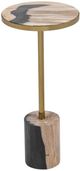 Classic Home Jordyn Molten Husk Small Accent Table-2