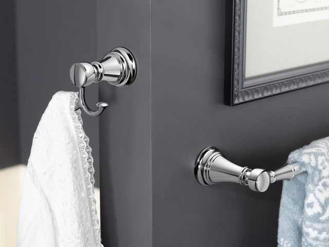Moen® Weymouth® Chrome Double Robe Hook-1