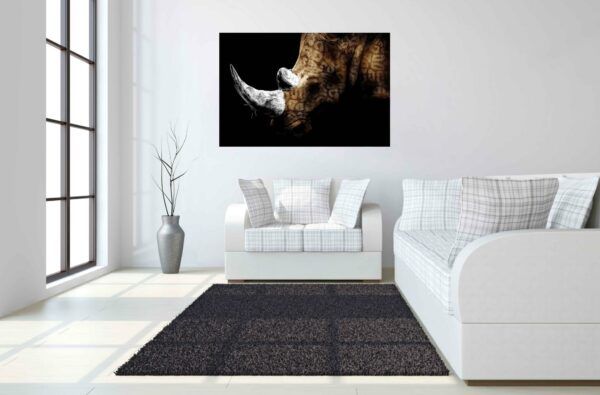 Classy Art Style 34 Floating Tempered Glass with Foil Wall Art-2