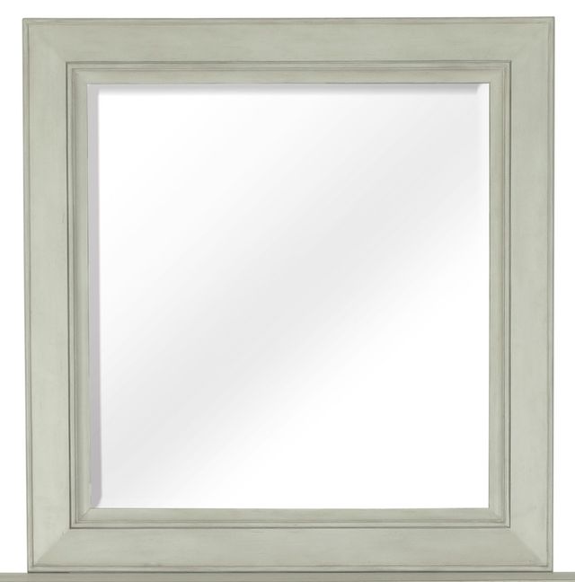 Magnussen Home® Raelynn Weathered White Concave Framed Mirror-0