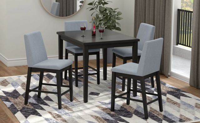 Emerald Home Madison Black Gathering Dining Table-1