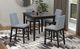 Emerald Home Madison Black Gathering Dining Table-1