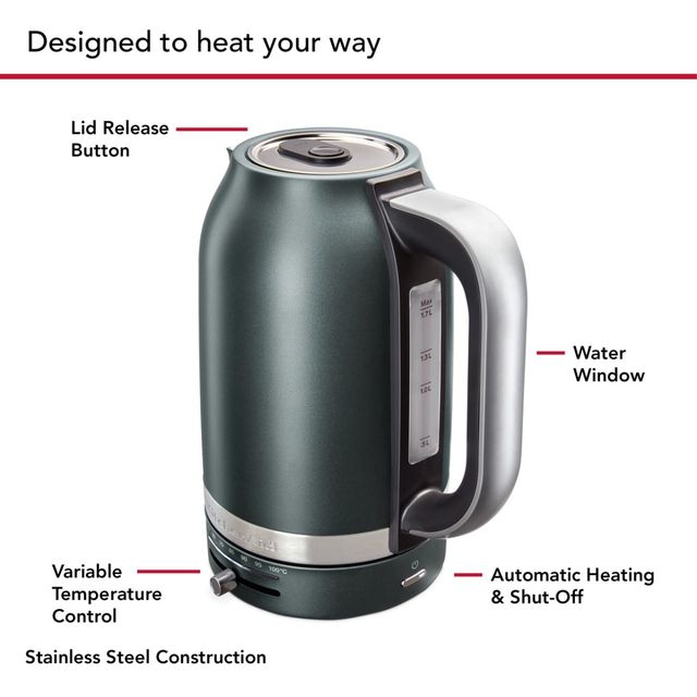 KitchenAid® 1.7 L Juniper Electric Kettle-1