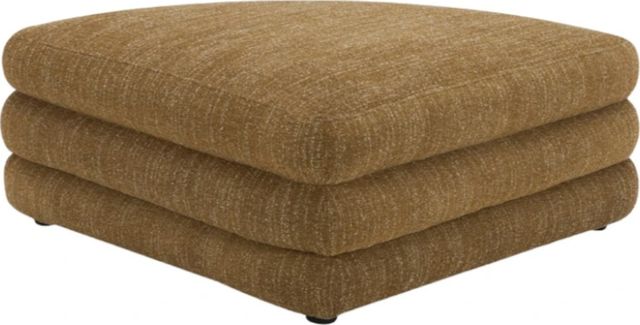 Moe's Home Collection Lowtide Amber Glow Curved Ottoman-0
