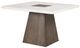Furniture of America® Grasten 5-Piece White Counter Table Set with Dark Walnut Base-3