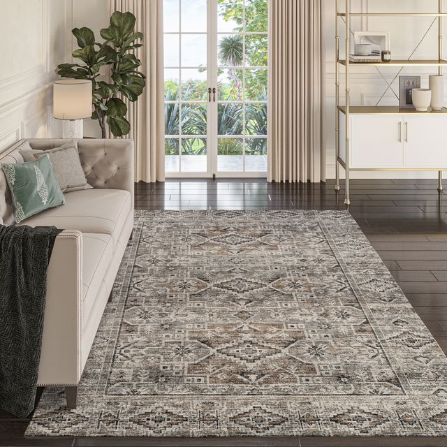 Dalyn™ Rug Company Tuscany TU1 Gray 5'x8' Area Rug-4