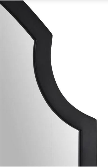 Renwil® Asmara Matte Black Accent Mirror-2