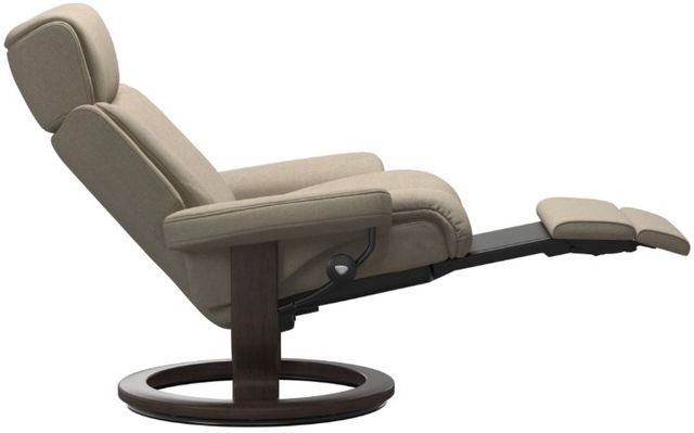 Stressless® by Ekornes® Customizable Magic Medium Power Recliner with Classic Base-4