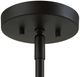 Uttermost® Saugus Antique Brass/Black 1-Light Pendant-3
