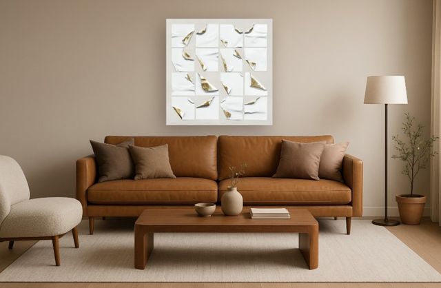 Classy Living Mindful Paper Cut Wall Art-1